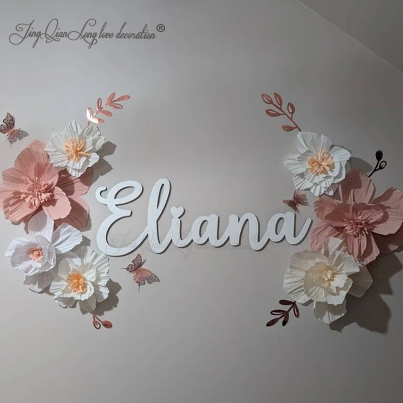 Baby Nursery Name Letters - Signe de nom personnalisé pour pépinière,