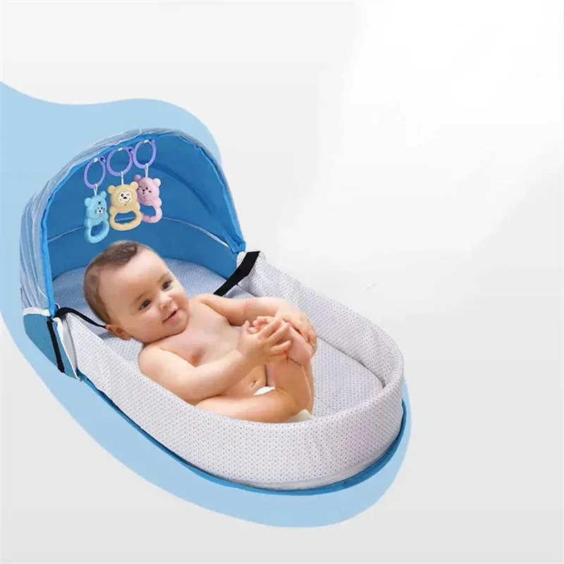 Baby Nursery Bed - Lit bébé pliable et portable, berceau