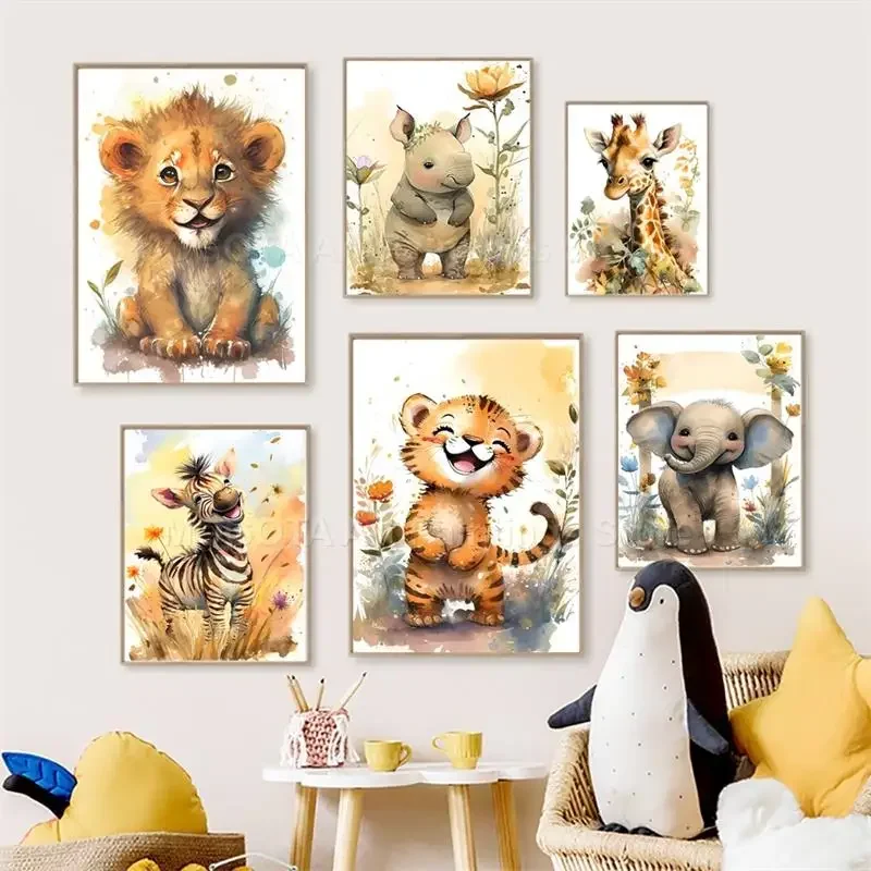 Baby Nursery Pictures - Tableau mural en toile pour chambre