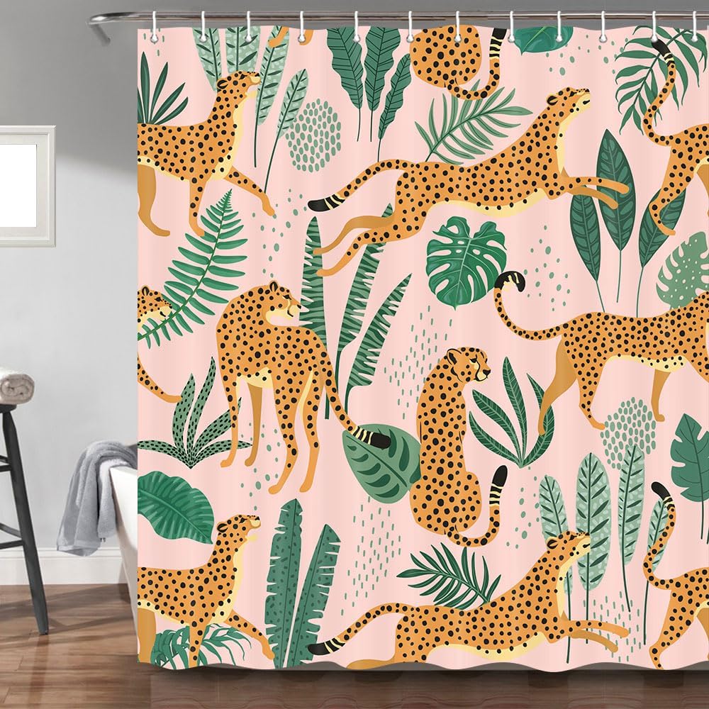 Baby Nursery Green - Rideau de douche imperméable à motif
