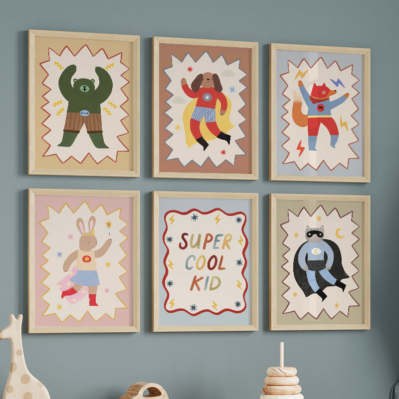 Baby Nursery Images - Peinture sur toile murale pour chambre
