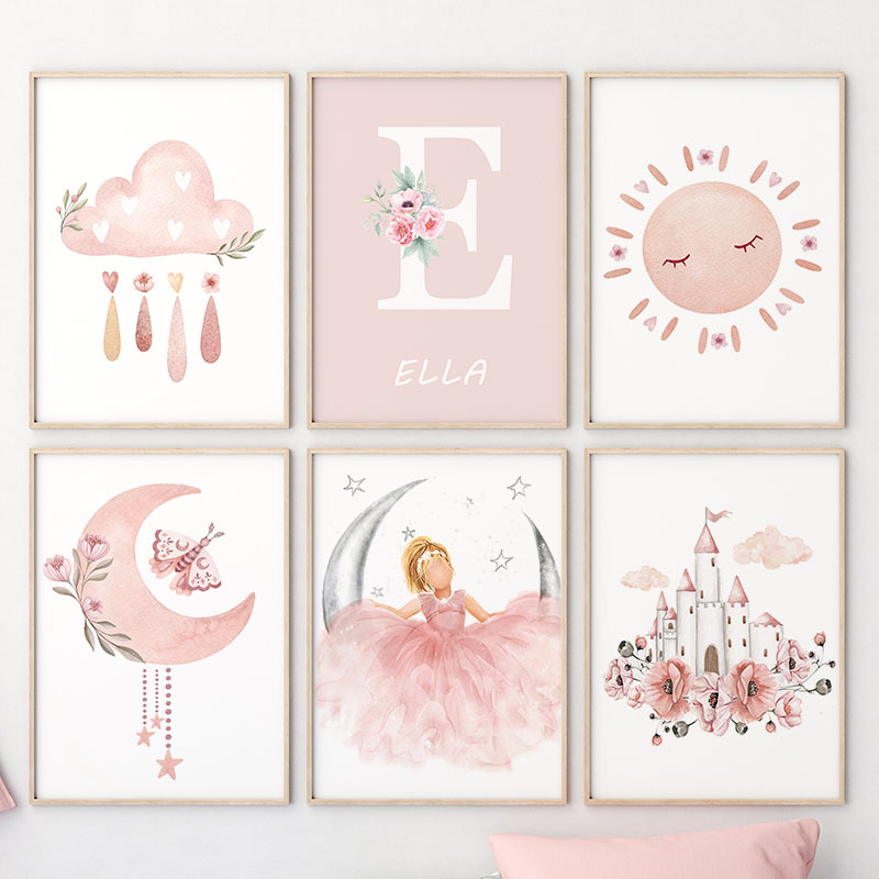 Toile murale d'ange rose pour  - Baby Nursery Pictures avis et prix