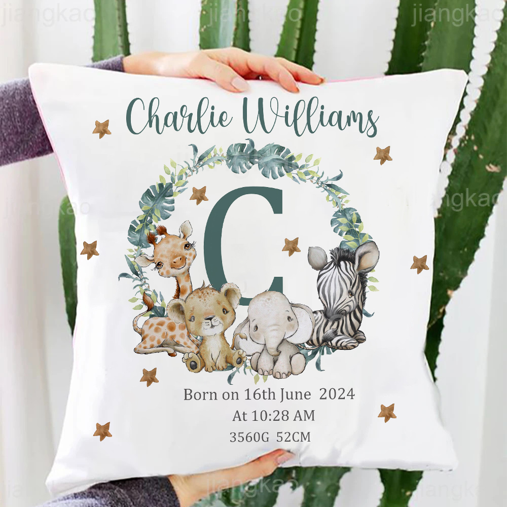 Taie d'oreiller personnalisée  - Baby Nursery Name Letters avis et prix