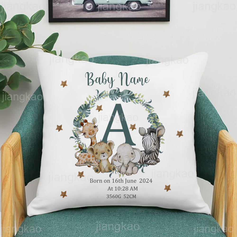 Taie d'oreiller personnalisée  - Baby Nursery Name Letters avis et prix