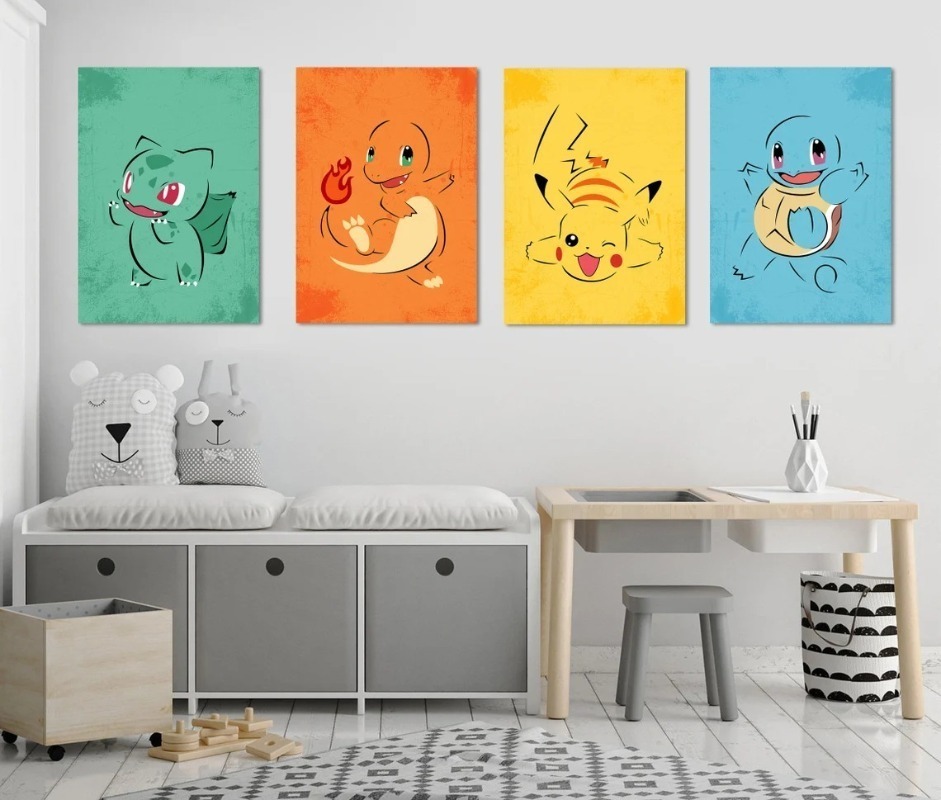 Affiche de dessin animé Pokemo - Baby Nursery Hanging Decor avis et prix