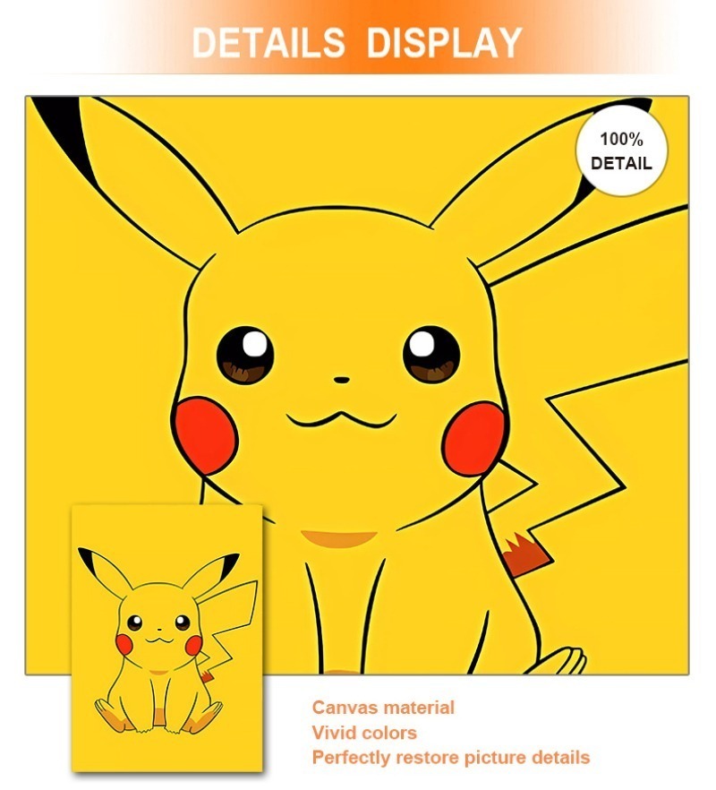 Affiche de dessin animé Pokemo - Baby Nursery Hanging Decor avis et prix