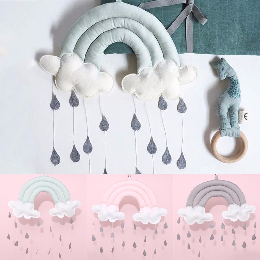 Nuage arc-en-ciel goutte de pl - Baby Nursery Bed avis et prix
