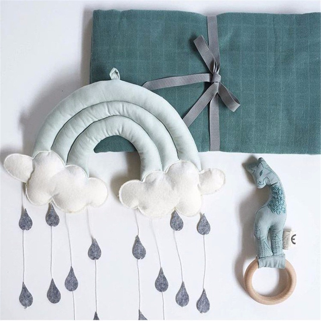 Nuage arc-en-ciel goutte de pl - Baby Nursery Bed avis et prix