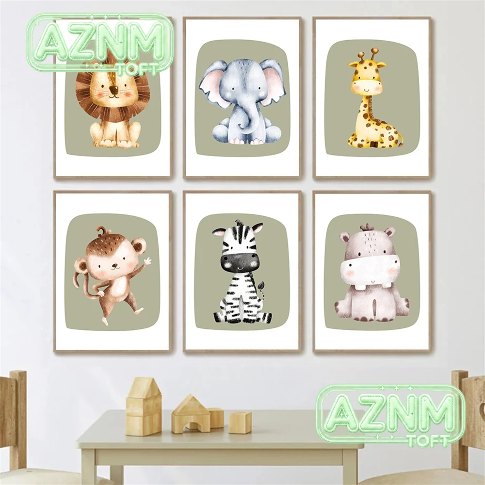 Affiche sur toile représentant - Baby Nursery Green avis et prix