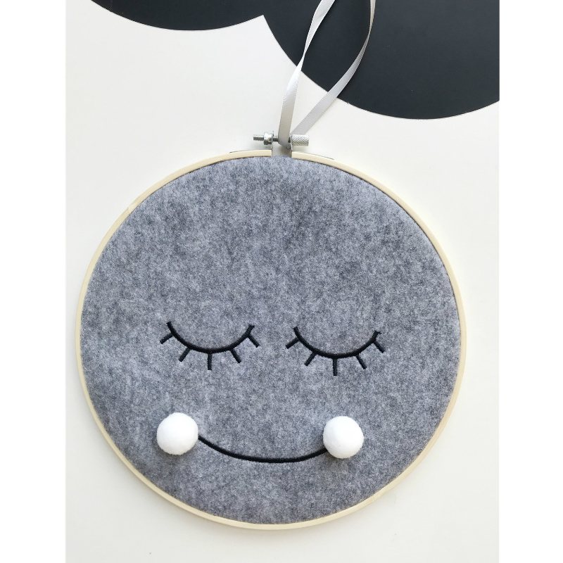 Smiley en feutre de style nord - Baby Nursery Stores avis et prix
