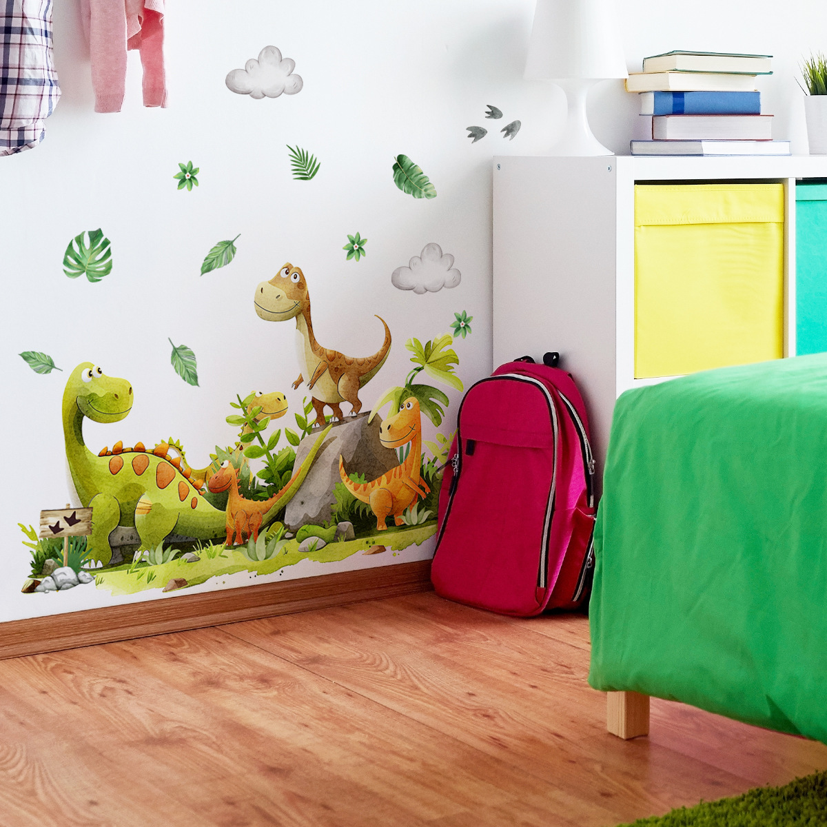 Autocollant mural de dinosaure - Baby Nursery Green avis et prix