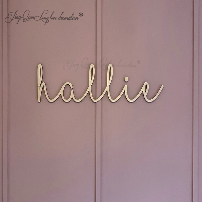 Panneau décoratif en bois pers - Baby Nursery Name Letters avis et prix