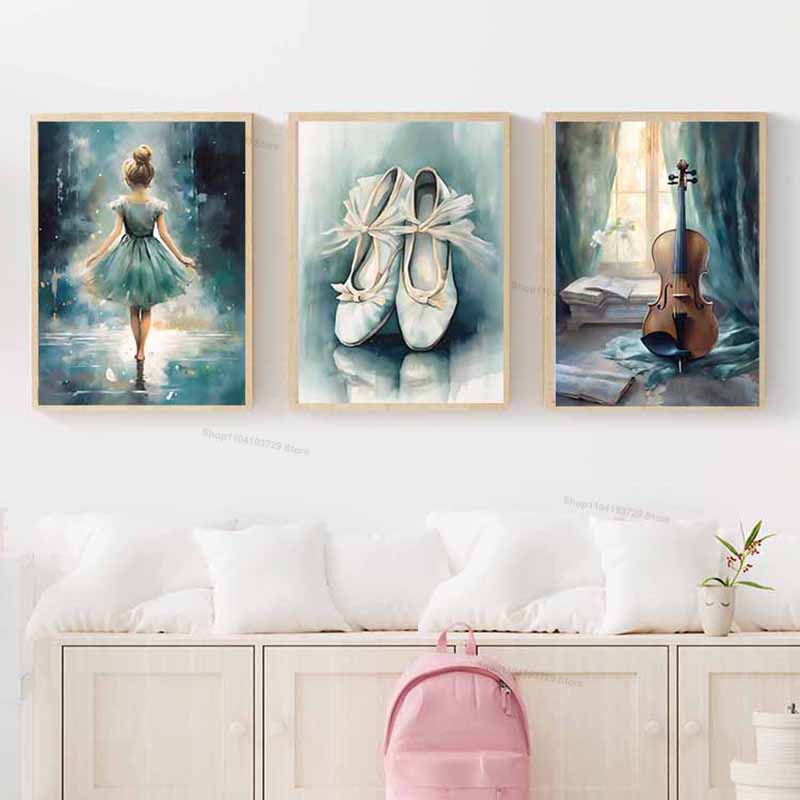 Peinture sur toile de fille da - Baby Nursery Pictures avis et prix