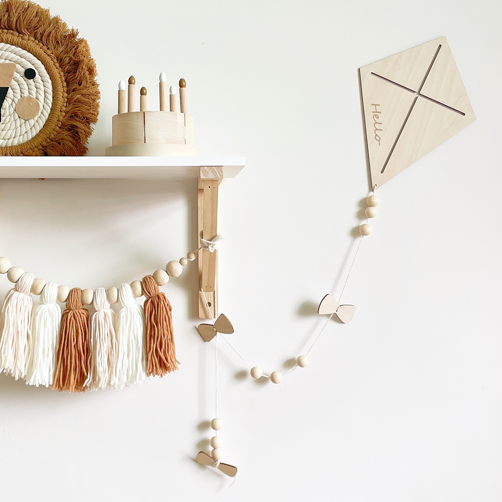 Ornements muraux en bois en fo - Baby Nursery Hanging Decor avis et prix