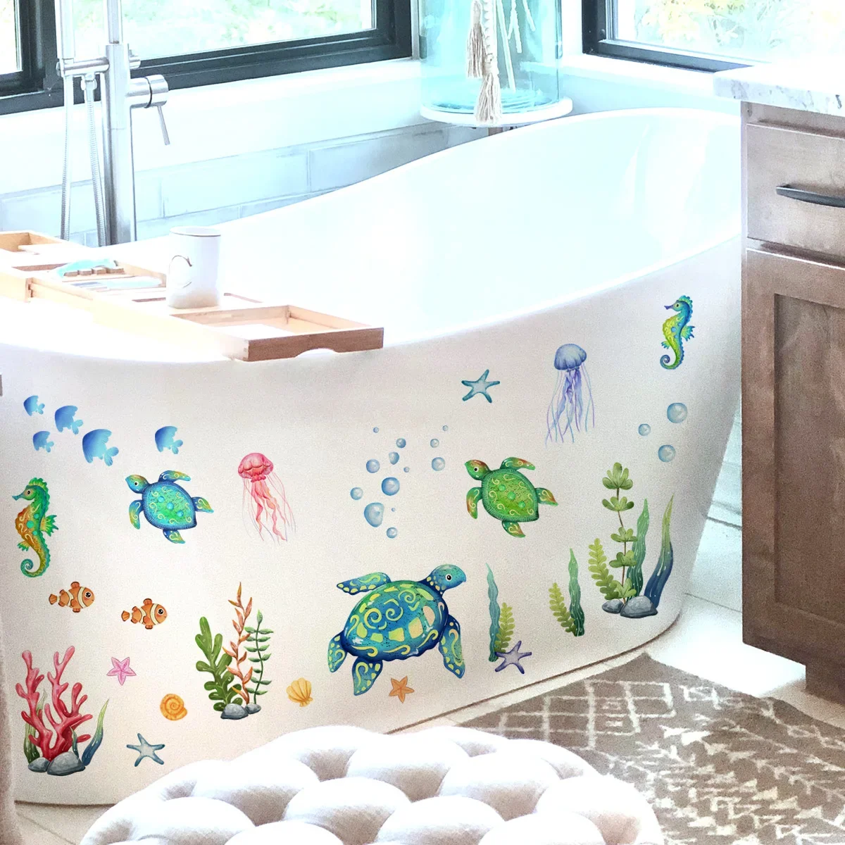 Autocollants muraux océan sous - Baby Nursery Under The Sea avis et prix