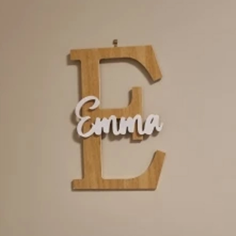 Signe de nom en bois personnal - Baby Nursery Name Letters avis et prix