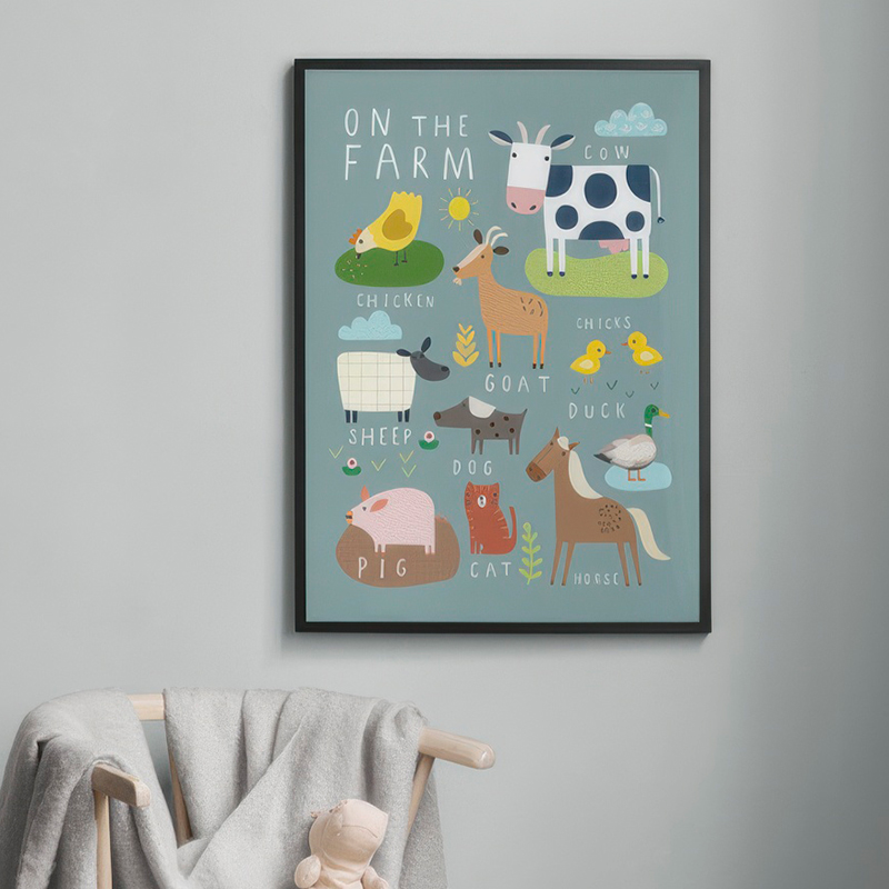 Affiche murale imprimée « sous - Baby Nursery Under The Sea avis et prix