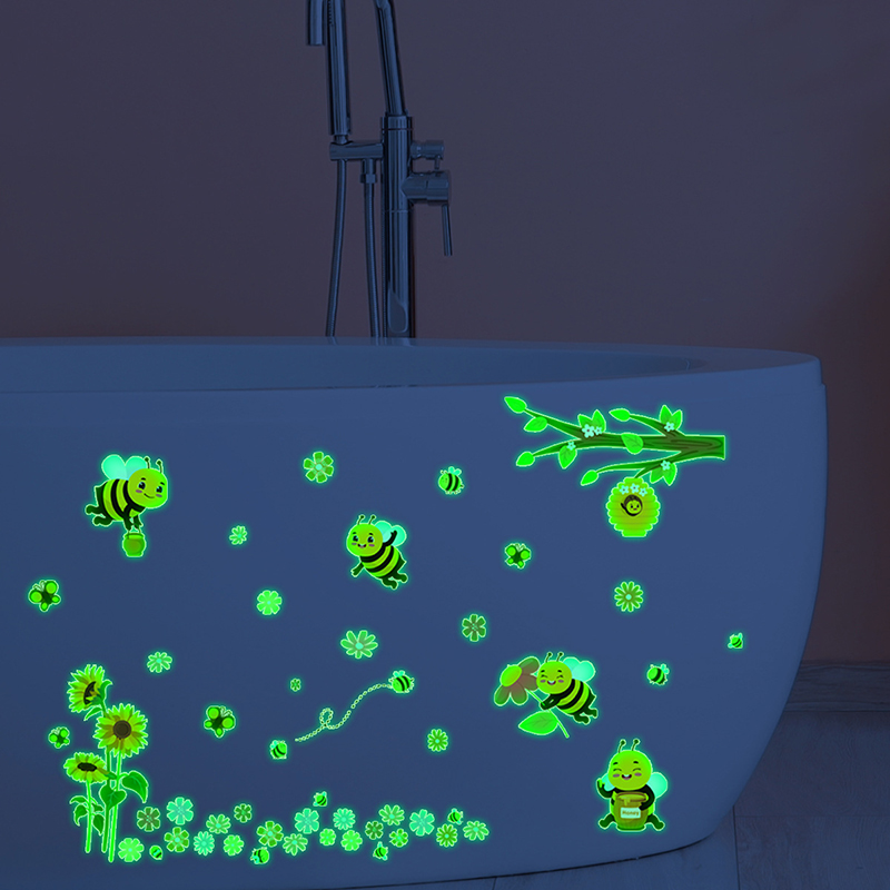 Autocollant mural fleur d'abei - Baby Nursery Green avis et prix