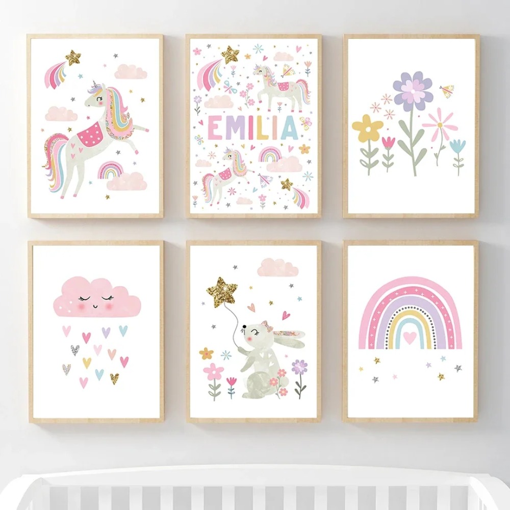Toile murale décorative pour c - Baby Name Wall Art avis et prix