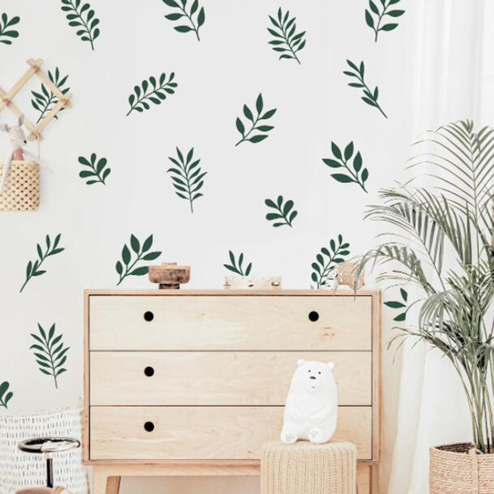 Autocollant mural botanique en - Baby Nursery Vinyl Wall Stickers avis et prix