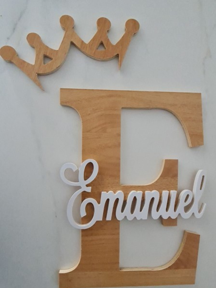 Panneau de nom en bois personn - Baby Nursery Name Letters avis et prix