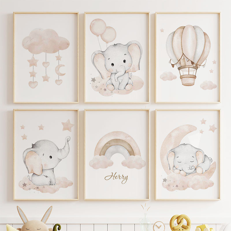 Toile d'Art Mural en Forme d'É - Baby Nursery Pictures avis et prix