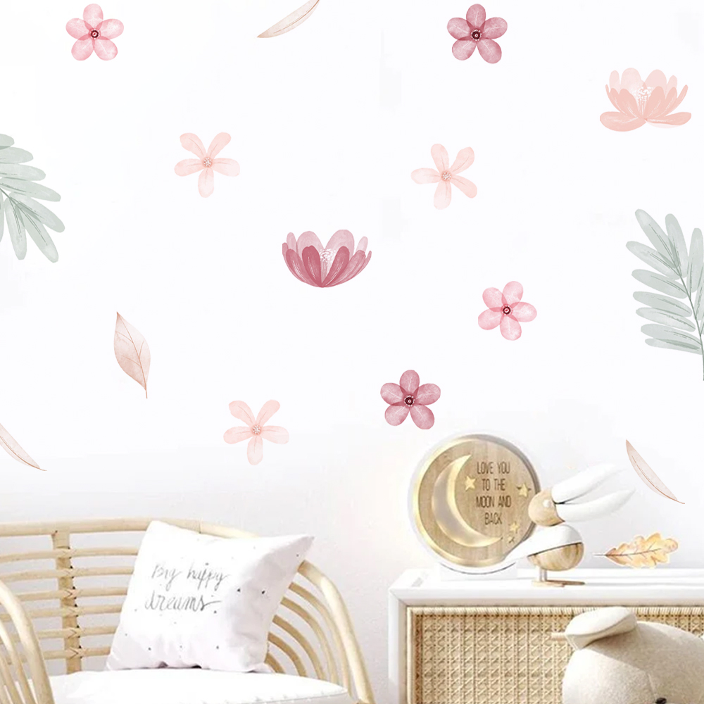Boho feuilles botaniques brico - Baby Nursery Vinyl Wall Stickers avis et prix