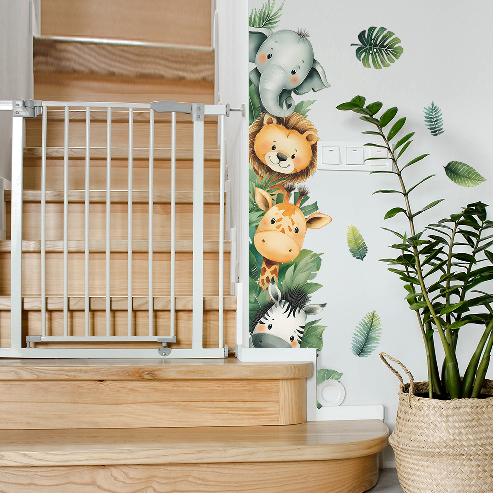 Autocollant mural de porte, An - Baby Nursery Jungle Wallpaper avis et prix