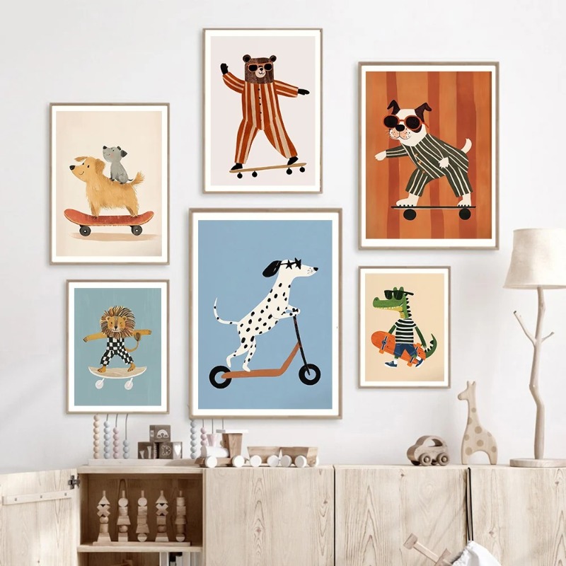 1 pièce, affiche sans cadre su - Baby Nursery Pictures avis et prix
