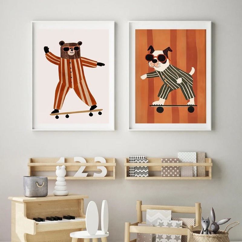 1 pièce, affiche sans cadre su - Baby Nursery Pictures avis et prix