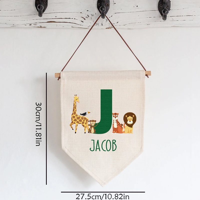 Drapeau personnalisé avec le n - Baby Nursery Hanging Decor avis et prix