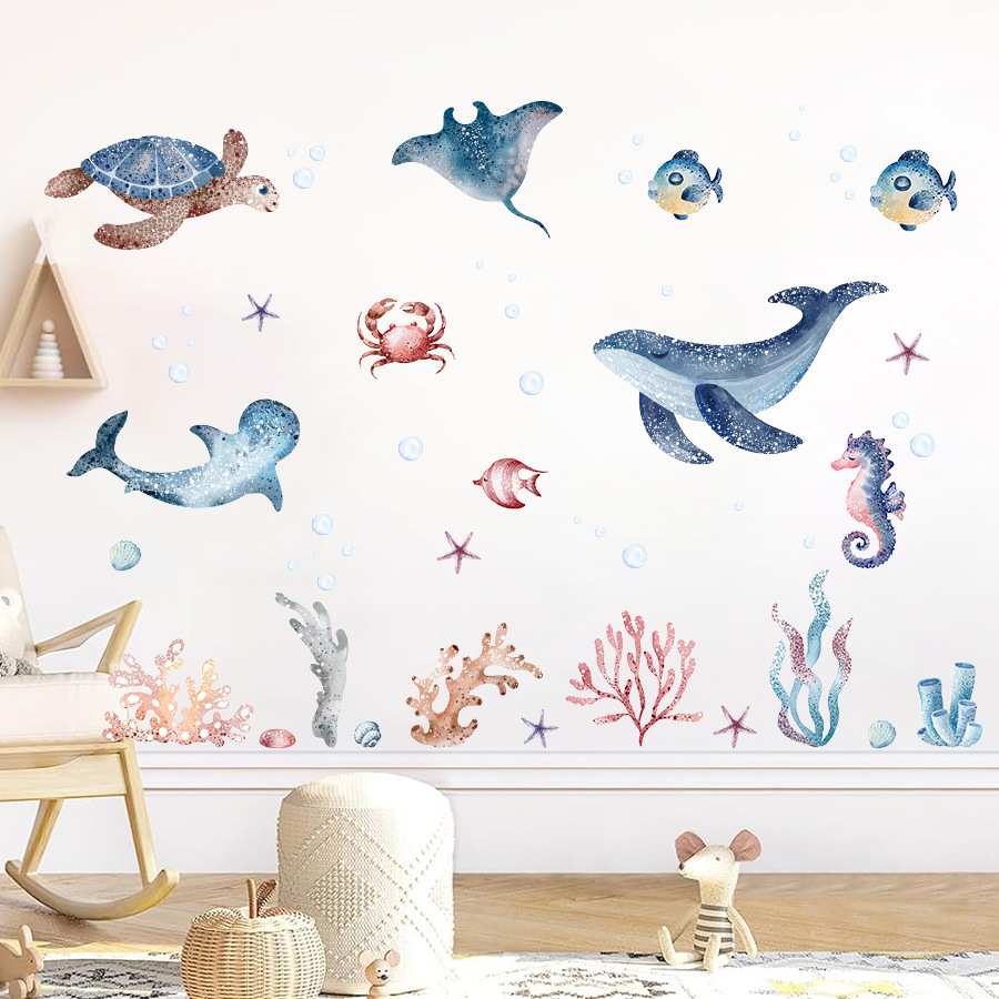 Autocollant mural Wonderful Un - Baby Nursery Under The Sea avis et prix