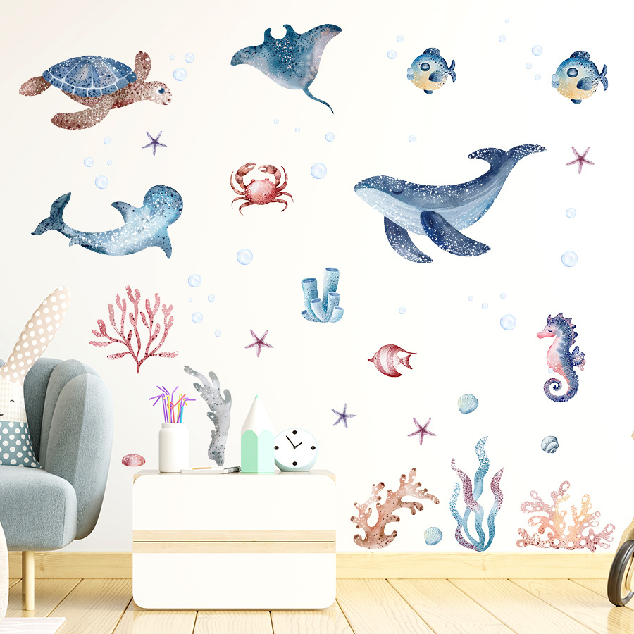 Autocollant mural Wonderful Un - Baby Nursery Under The Sea avis et prix