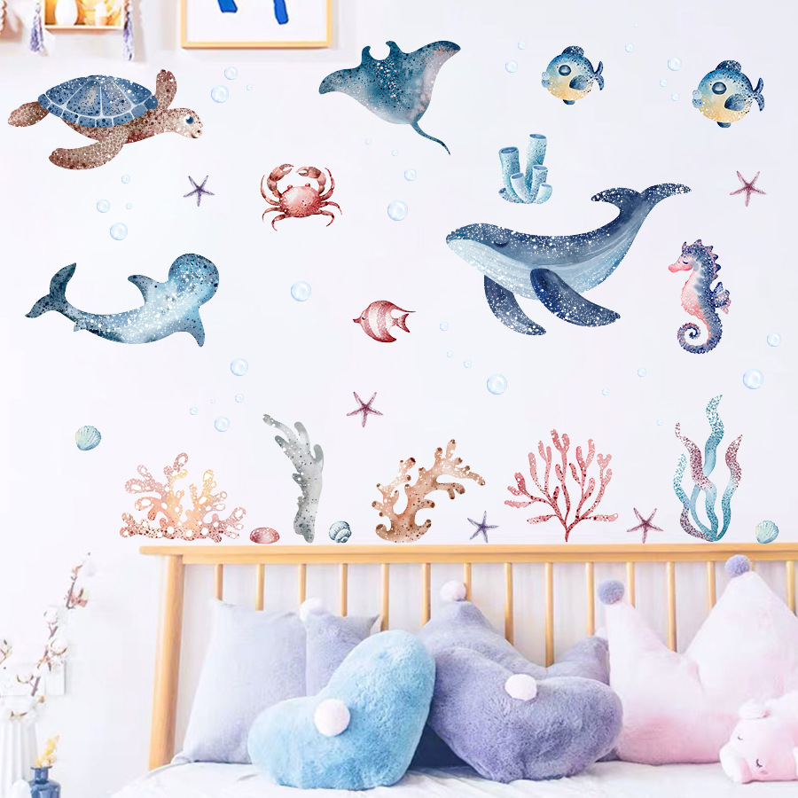 Autocollant mural Wonderful Un - Baby Nursery Under The Sea avis et prix