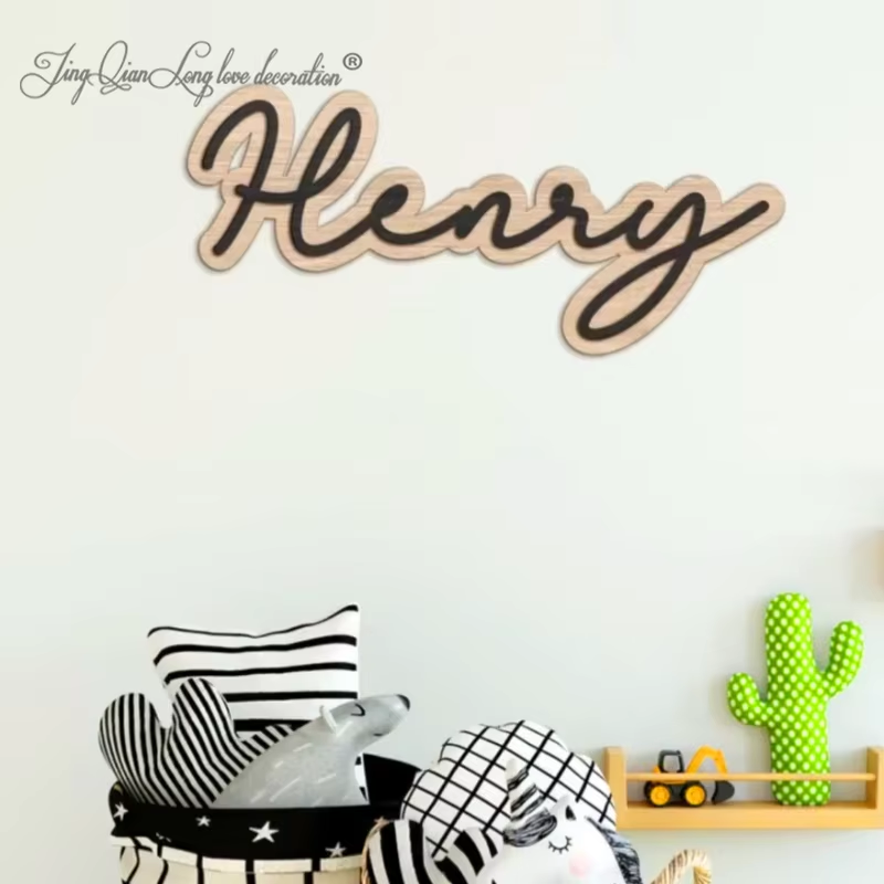 Panneau de nom en bois personn - Baby Nursery Name Letters avis et prix
