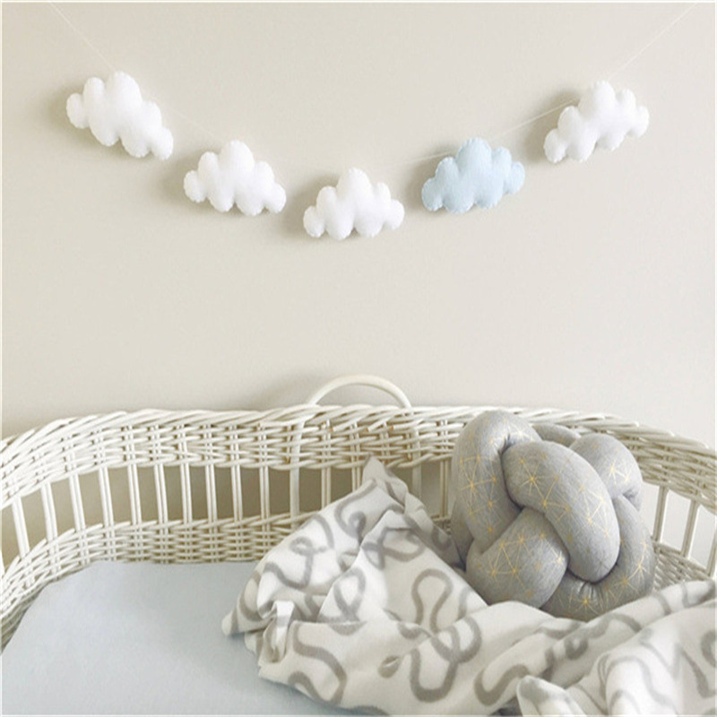 Guirlandes de nuages en feutre - Baby Nursery Hanging Decor avis et prix