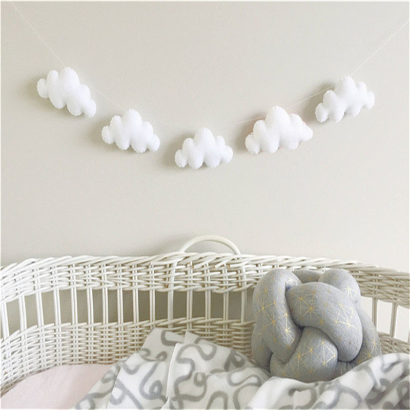 Guirlandes de nuages en feutre - Baby Nursery Hanging Decor avis et prix